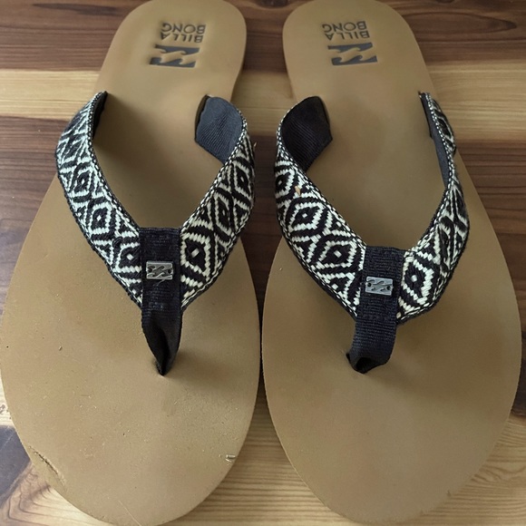 Black&White BILLABONG Kai Braided beach sandals - Picture 2 of 5